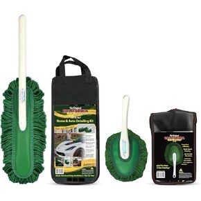 California Car Duster Detailing Combo Plastic Handle with Green Mop and Mini Duster 64445 in Kuwait