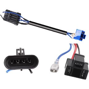 سرج سلك المصباح الأمامي من Road King - محول لـ HD Road Glide Street Glide، سرج H4 للمصابيح الأمامية HD H4 إلى 4 PIN in Kuwait