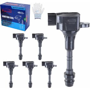 UF349 High-Performance Ignition Coils Set of 6 Compatible with Nissan Altima/Maxima/Murano/Frontier/Quest/Xterra/Pathfinder & Infiniti I35/QX4 3.5L V6 - Replaces C1406 224488J115 in Kuwait