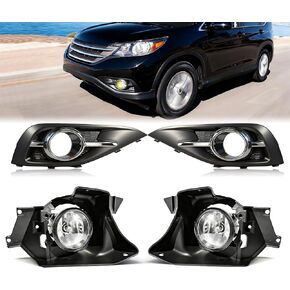 ضوء الضباب لهوندا CRV 2012 2013 2014، استبدال مجموعة مصابيح الضباب، IP67 مقاوم للماء، عدسة واضحة، تشمل حزام أسلاك الضباب in Kuwait
