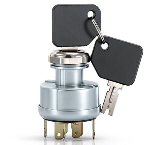 مفتاح تشغيل الإشعال 4292483 - يحل محل Pollak 31-297 / Clark 2782017 - متوافق مع الرافعات الشوكية Hyster/Clark، 4 أوضاع، مع مفتاحين in Kuwait