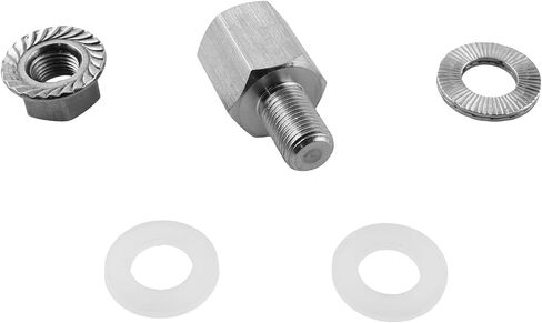 TAODAN Bicycle Hub Connector Adapter Bicycle Trailer Hitch Extension Bolt 3/8 inch x 26 Threads 304 Stainless Steel For 9.3 to 9.5mm Solid Axle Diameter in Saudi Arabia
