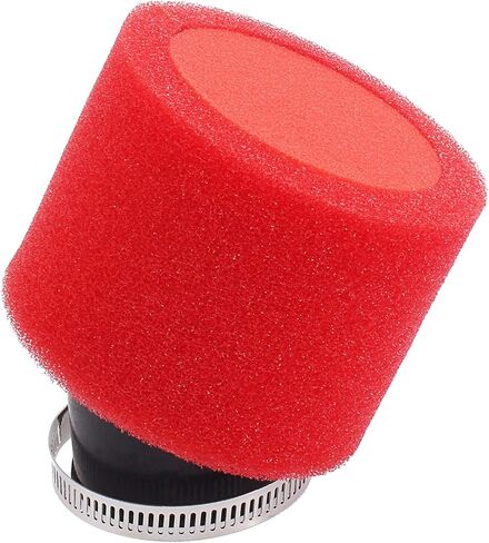 2Pcs 38mm 39mm 40mm 1.5inch Red Angled Double Foam Pod Performance Filter for 50cc 90cc 110cc 125cc 150cc GY6 ATV Scooter Quad Go Kart Moped Pit Dirt Bike Kawasaki Yamaha in Saudi Arabia