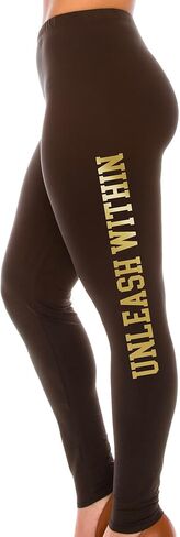 Custom Leggings for Women – Plus Size – Personalized Side Text Yoga Pants – Custom Name Gift Idea in Saudi Arabia