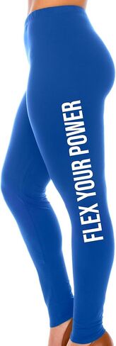 Custom Leggings for Women – Plus Size – Personalized Side Text Yoga Pants – Custom Name Gift Idea in Saudi Arabia