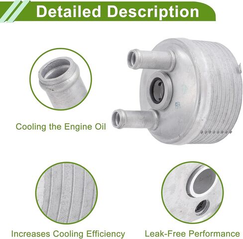 No.24117551091 Engine Oil Cooler for Mini Cooper 2002-2017 Silver Tone Transmission Oil Cooler Trans Cooler Aluminum Alloy 1 Pc in Saudi Arabia