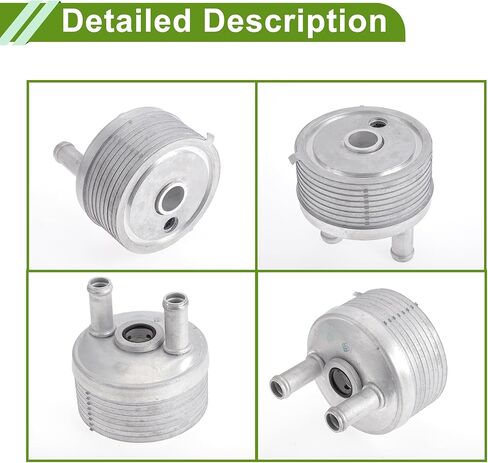 No.24117551091 Engine Oil Cooler for Mini Cooper 2002-2017 Silver Tone Transmission Oil Cooler Trans Cooler Aluminum Alloy 1 Pc in Saudi Arabia