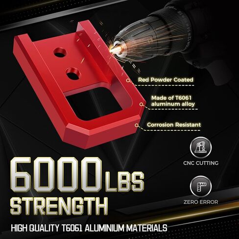 خطافات السحب الأمامية متوافقة مع 4 عداء 2025-2026/تويوتا تاكوما 2024-2026/لاند كروزر 250 2024-2025، ملحقات خطافات السحب تاكوما T6061 ألومنيوم، مسمار مباشر بوزن 6000 رطل، قطعتان باللون الأحمر in Kuwait