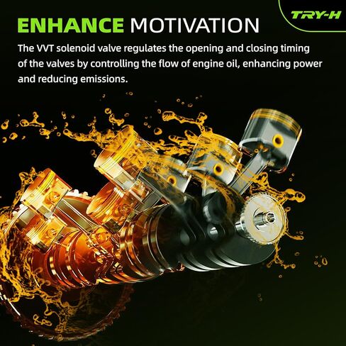 916-922 Variable Valve Timing VVT Oil Control Solenoid Fits for Select Nissan Models Altima Rogue Replace# 237963TA4A 190-074 2T1207 66-1013 901131 VVS1542 23796-3TA4A in Kuwait