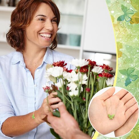 tondiamo 12 مجموعات أساور الفراشة لذيذ للنساء الملونة فراشة صالح حزب صالح قابل للتعديل البوهيمي الفراشات سوار مع بطاقات ملهمة هدايا عيد الأم in Saudi Arabia