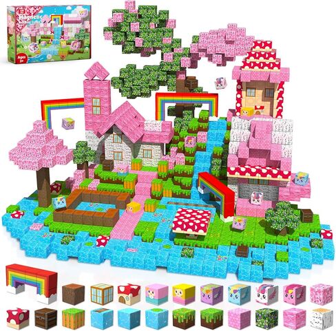 Goody King Magnetic Blocks 100pcs – Preschool Toys for Boys & Girls Age 3-4 4-5 5-6 6-7 7-8, Toys for Boys 5-7 Magnetic Building Blocks STEM Montessori Stacking Toy in Saudi Arabia