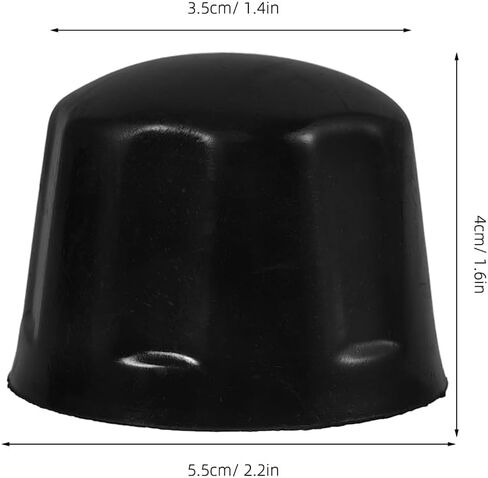 Rubber Dust-Proof Cap Cover for ATV Wheel Hub 2.17X1.57X1.38In Hubcaps Rim Protection for 110-250Cc Quad Go- Accessories in Saudi Arabia