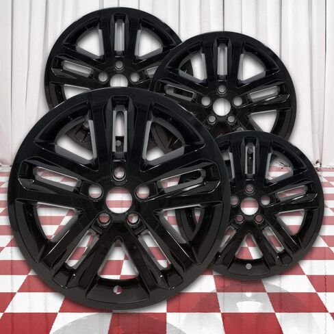 Gloss Black 18in Wheel Skin Overlays for Ford Explorer 2011-2017 in Saudi Arabia