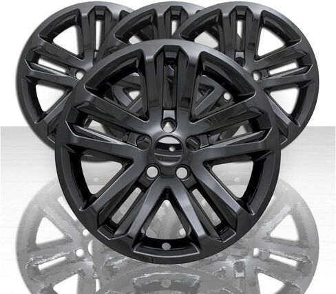Gloss Black 18in Wheel Skin Overlays for Ford Explorer 2011-2017 in Saudi Arabia