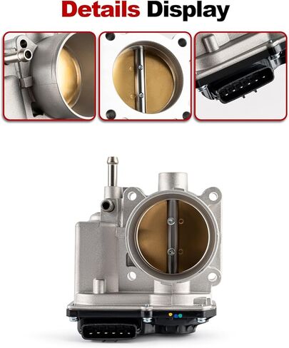مجموعة جسم الخانق الإلكترونية متوافقة مع Nissan 2007-2019 Sentra 2007-2012 Versa، 2013-2021 NV200، 2009-2014 Cube 2007-2011 Tiida، L4 1.8L 2.0L، يستبدل 67-0014، 67-0020، TB1157 in Kuwait