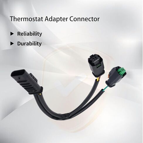 HiSport 12517646145 محول ترموستات تبريد المحرك - متوافق مع MINI Cooper 2010 2011 2012 2013 Cooper Countryman 2011 2012 - استبدال 9804315380 in Saudi Arabia