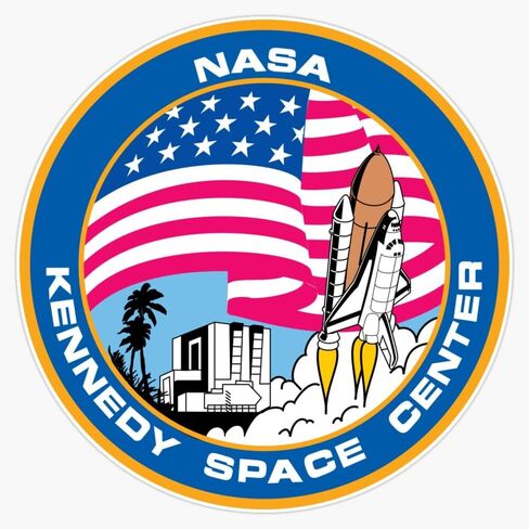 ملصق مغناطيسي من الفينيل مغناطيسي من MAGNET Nasa - Kennedy Space Center مقاس 5 بوصات in Saudi Arabia