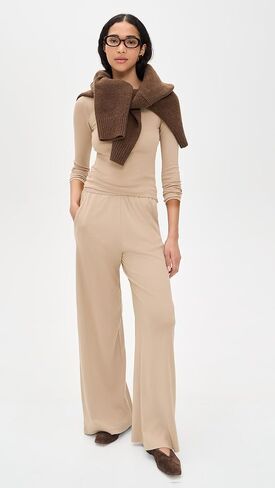 Enza Costa Women's Supima Cotton Soft Everywhere Pants in Saudi Arabia