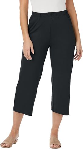 Jessica London Women's Plus Size Soft Ease Wide Crop in Saudi Arabia