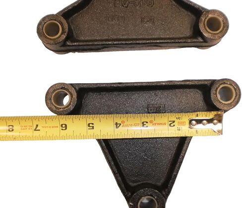 2pack EQ-310 4" Tall Equalizers 9/16" Holes 6" Wide Trailer Axle Spring Pivot Center in Kuwait