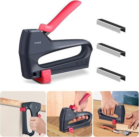 Nails Guns Heavy Duty Upholstery Stapler Nails Guns Staple Manual Brad Nailer Staple Guns for Home Projects Woodworking in Kuwait