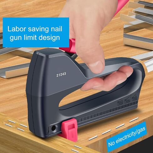 Nails Guns Heavy Duty Upholstery Stapler Nails Guns Staple Manual Brad Nailer Staple Guns for Home Projects Woodworking in Kuwait