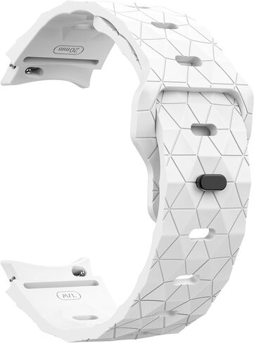 No Gaps Silicone Band for Samsung Galaxy Watch 7 6 4 5 44mm 40mm/FE/5 pro 20mm football Bracelet Watch6 Classic 43mm 47mm strap in Saudi Arabia
