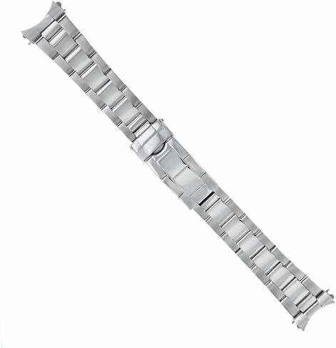 Ewatchparts 20mm Oyster Watch Band Bracelet Compatible With Rolex Submariner GMT I II 16800 16700 Shiny/Center Flip Lock in Saudi Arabia