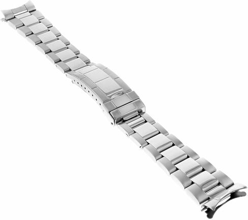 Ewatchparts 20mm Oyster Watch Band Bracelet Compatible With Rolex Submariner GMT I II 16800 16700 Shiny/Center Flip Lock in Saudi Arabia