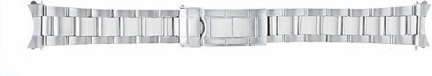 Ewatchparts 20mm Oyster Watch Band Bracelet Compatible With Rolex Submariner GMT I II 16800 16700 Shiny/Center Flip Lock in Saudi Arabia