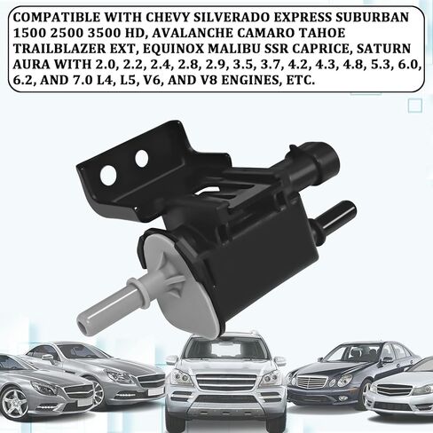 Vapor Canister Purge Valve Solenoid EVAP 214-1680 911-032 Compatible with Chevrolet Silverado, Tahoe, Trailblazer, Suburban, Colorado, GMC Sierra, Yukon, Buick LaCrosse, Cadillac Escalade, More in Saudi Arabia
