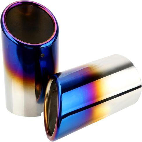 Fit For Audi A4 B8 2009-2016, Exhaust Tips, Chrome Exhaust Tips, Multifunction Car Muffler Tip, Car Exterior Decoration in Saudi Arabia
