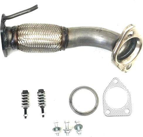 Exhaust Front Flex Pipe Direct Fit Compatible with Honda Accord 2008 2009 2010 2011 2012 2.4L, Compatible with Acura TSX 2.4L 2009 2010 2011 2012 2013 2014 in Saudi Arabia