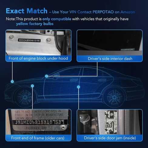 Upgraded H11/H9/H8 Bulb, 60,000H Lifespan, 8X Ultra-Brightness, 46,000LM, 1:1 Halogen Mini Size, 6000K White, IP68, Aerospace Aluminum Connectors, Fast Plug, 2-Pack in Saudi Arabia