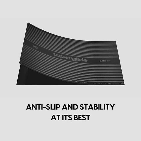 Pulsar Gaming Gears Superglide Pad v3 Type-S – Alumino-Silicate Glass Gaming Mouse Pad, Soft R-Edge, Anti-Slip Silicone Base 490mmx420mm (XL, Black) in Saudi Arabia