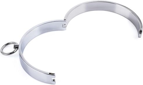 Trendy Unisex Fashion Chokers - Polish Shinning Stainless Steel Necklace Punk Choker Collars with O Ring for Bold Style in Saudi Arabia