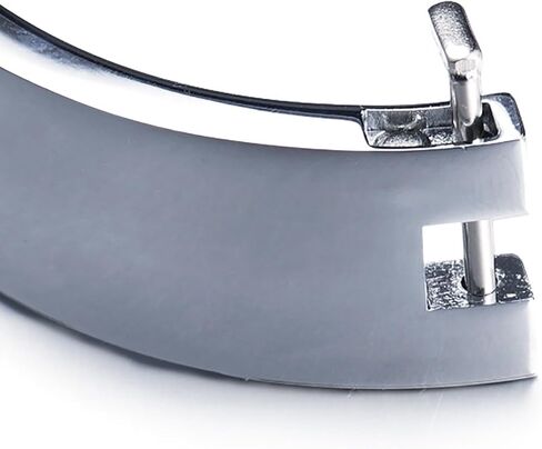 Trendy Unisex Fashion Chokers - Polish Shinning Stainless Steel Necklace Punk Choker Collars with O Ring for Bold Style in Saudi Arabia