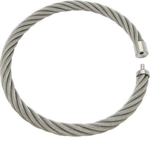 الفولاذ المقاوم للصدأ Wirerope قابل للقفل طوق طوق قلادة قلادة in Kuwait