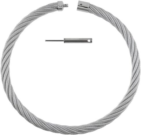 الفولاذ المقاوم للصدأ Wirerope قابل للقفل طوق طوق قلادة قلادة in Kuwait