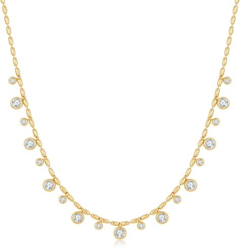 قلادة ذهبية للنساء قلادة عين الشر قلادة بسيطة لطيفة على شكل نجمة/نجم البحر/دمعة قلادة مجوهرات للهدايا in Kuwait