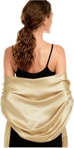 Shawls and Wraps for Evening Dresses Satin Shawl Wraps for Women Wedding Formal Shawl in Saudi Arabia