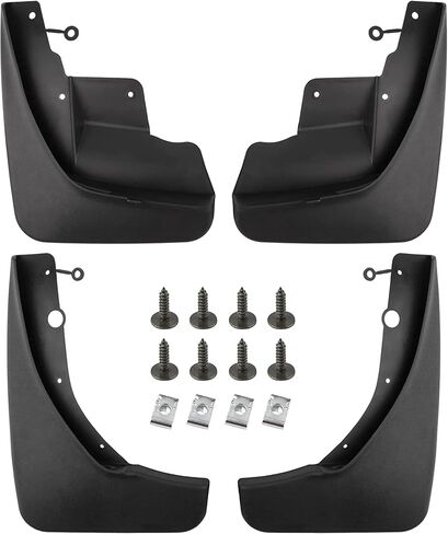 Mud Flaps Splash Guards Mudguards Front & Rear Left & Right for Jeep Grand Cherokee WK2 2011-2021 Sport Utility, 82212019AD 82212020AD 82212020AC 82212019AC, Pack of 4 in Saudi Arabia