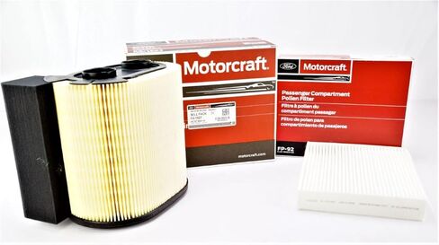 فلتر هواء المحرك FA1927 الأصلي من شركة OverstockDirect وفلتر الوقود FD4647، مجموعة فلاتر لاختيار 6.7L V8 Powerstroke Diesels 2017-2019 in Saudi Arabia