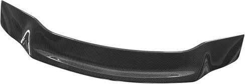 IKON MOTORSPORTS, Trunk Spoiler Compatible with 2013-2015 Honda Civic Sedan 4-Door, R Style Carbon Fiber Print ABS Plastic Rear Trunk Lid Spoiler Wing Lip in Saudi Arabia