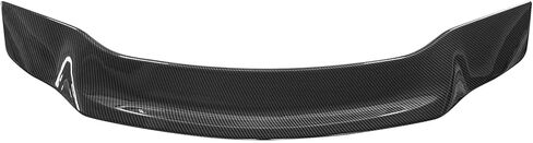 IKON MOTORSPORTS, Trunk Spoiler Compatible with 2013-2015 Honda Civic Sedan 4-Door, R Style Carbon Fiber Print ABS Plastic Rear Trunk Lid Spoiler Wing Lip in Saudi Arabia