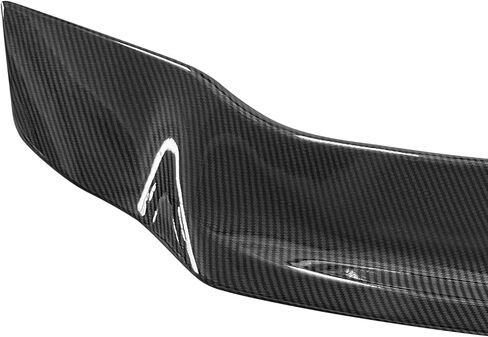 IKON MOTORSPORTS, Trunk Spoiler Compatible with 2013-2015 Honda Civic Sedan 4-Door, R Style Carbon Fiber Print ABS Plastic Rear Trunk Lid Spoiler Wing Lip in Saudi Arabia