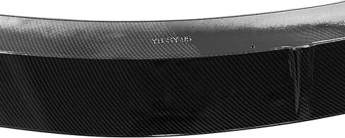 IKON MOTORSPORTS, Trunk Spoiler Compatible with 2013-2015 Honda Civic Sedan 4-Door, R Style Carbon Fiber Print ABS Plastic Rear Trunk Lid Spoiler Wing Lip in Saudi Arabia