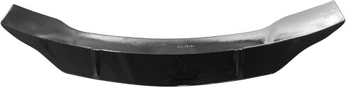 IKON MOTORSPORTS, Trunk Spoiler Compatible with 2013-2015 Honda Civic Sedan 4-Door, R Style Carbon Fiber Print ABS Plastic Rear Trunk Lid Spoiler Wing Lip in Saudi Arabia