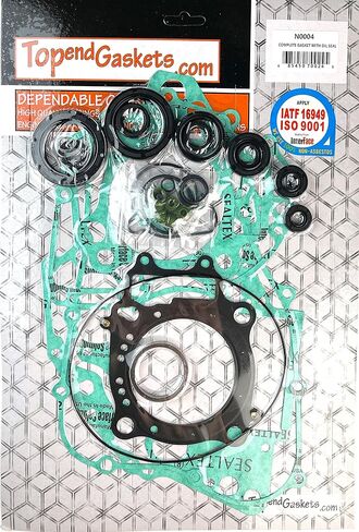 Top and Bottom End Engine Gasket Kit Set with Oil Seals Replacement for Honda CRF250R 2004-2007 in Kuwait