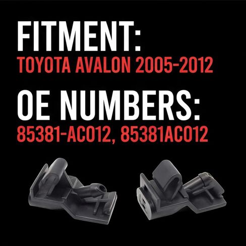 Front Windshield Washer Nozzles 85381-AC012 Compatible with Toyota Avalon 2005-2012 (2PCS) in Saudi Arabia